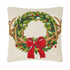 Peking Handicraft Holiday in the Woods Wreath Hook Pillow Peking Handicraft Holiday in the Woods Wreath Hook Pillow