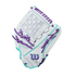 Wilson A500 “Siren” 12″ Youth Fastpitch Glove - White/Purple