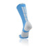 TCK Poly Crew 3.0 Athletic Crew Socks - Columbia Blue,White