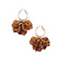 Canvas Tatiana Cluster Drop Hoop Earrings in Tortoise Canvas Tatiana Cluster Drop Hoop Earrings in Tortoise