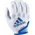 Adidas Adizero Football Receiver Football Gloves -White/Royal