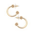 Canvas Faye Hoop Earrings in Shiny Gold Canvas Faye Hoop Earrings in Shiny Gold