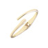Canvas Fraiser Skinny Crossover Bangle in Shiny Gold Canvas Fraiser Skinny Crossover Bangle in Shiny Gold