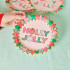 Packed Party Holly Jolly Celebration Dessert Plate