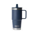 Yeti Navy 20oz Rambler Travel Straw Mug