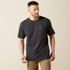 Ariat Men's Rebar Cotton Strong Standard Pocket T-Shirt - Charcoal Heather