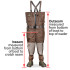 Dirty's Outerwear Brown Waders