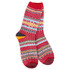 World's Softest Holiday Seasonal Crew - Red Multi