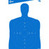 Allen Company 4-Pack EZ-Aim Silhouette Targets for Shooting - Human Body Paper Practice Targets
