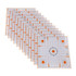EZ Aim Paper Shooting Targets, 12" Square Sight-In Grid Targets, 13-Pack, White & Orange