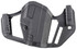 Uncle Mikes Apparition IWB/OWB, Black Polymer, Compatible w/Glock 19/23/26/27, Belt Clip Mount, Holster