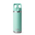 Yeti Seafoam 18oz Rambler Bottle with Straw Cap