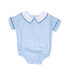 The Oaks Apparel Company Infant James Blue & Navy Plaid Bubble