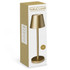 Two's Company LED Cordless Gold Beaded Pole Table Lamp