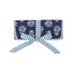 Mud Pie Navy Block Print Jewelry Roll