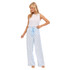Mud Pie Women's Blue Bow Pajama Pants