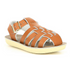 Sun‑San Sailor Baby Leather Sandals - Tan