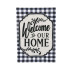 Evergreen Classic Welcome Home House Applique Flag