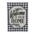 Evergreen Classic Welcome Home Garden Applique Flag