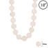 What's Hot White Natural Stone Beaded Necklace