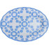 Laura Park Highlands Blue Melamine Platter