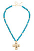 Canvas Las Cruces Beaded Necklace in Turquoise