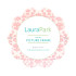 Laura Park Chintz Rose Acrylic Round Picture Frame