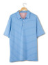 Simply Southern Men's Micro Stripe Polo - Blue Stripe
