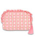 Simply Southern Quilted Cosmo Bag - Blush Stripe