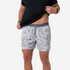 Burlebo Men's 7" Athletic Short - White Camo