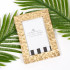 8 Oak Lane Gold Leopard 4x6 Picture Frame