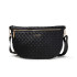 Kedzie Terrace Woven Crossbody - Black