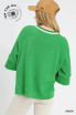 Umgee Women's Ribbed Knit Top - Green