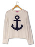 Simply Southern Women's Sarasota Sweater - White Anchor