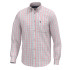 Local Boy Men's Buffkin Dress Shirt - Spearmint/Plum/Pink