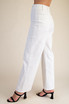 Glam High-waist Straight Pants