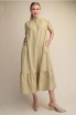 Glam Women's Sage Short Sleeve Midi Dress