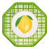 Sophistiplate Dinner Plate Lemon and Stem - 8pk