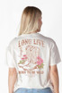 Simply Southern Women's Born to Be Wild Tee - Oyster