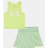 Under Armour Girls Wrap Skort Set - Faded Green