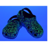 Crocs Kids' Classic Glow Paint Splatter Clog - Summit White/Multi