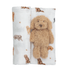 Mud Pie Doodle Swaddle and Rattle Set