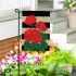 vergreen Plaid Geraniums Burlap Garden Flag