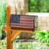 Evergreen Americana BOHO By JG Mailbox Cover