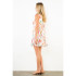 THML Women's Sleeveless Gingham Collared Floral Dress