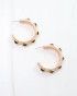 Caroline Hill Frazee Pearl Hoop Black