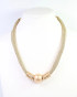 Caroline Hill Ludington Statement Necklace Worn Gold