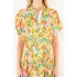 THML Women's Pink Floral Button Down Dress
