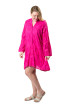 Top It Off Women's Riley Eyelet Dress - Hot Pink