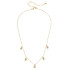 Canvas Lana Rhinestone Charm Necklace - Shiny Gold